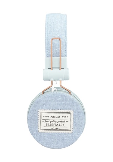 Trust 23610 Fyber Light Denim Kulak Üstü Kulaklık