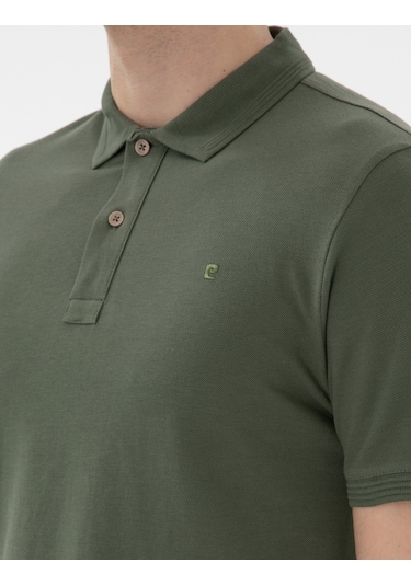 Pierre Cardin Erkek Haki Tişört Basic 50302561-vr027 Haki