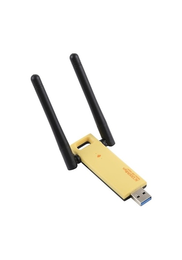 Wondernest Wifi Usb Sarı Kartı Harici Harici Dual Band Antenli Ağ Adaptörü Ac1200mbps 5ghz 3.0 2.4ghz 2 & Fs