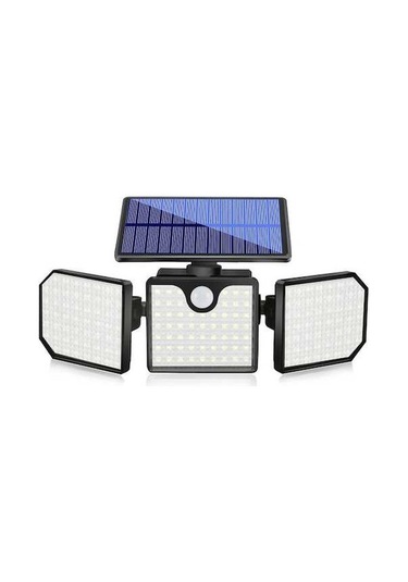 Createtech Sensörlü Duvar Işığıyla Güneş Enerjili Bahçe Aydınlatma