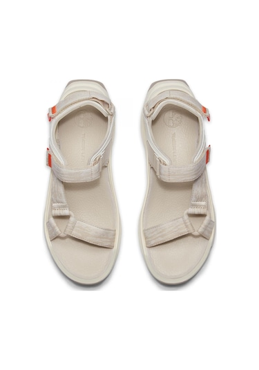 Timberland Tb0a41r8 Motion Dune Backstrap Sandal Kırık Beyaz Kadın Sandalet Beyaz Çok Renkli