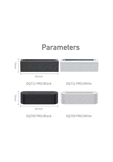 Sones Lava Flame Aromaterapi Makinesi Renkli Işıklı Hava Atomizeli Nemlendirici, Model: Dq709 Pro Siyah