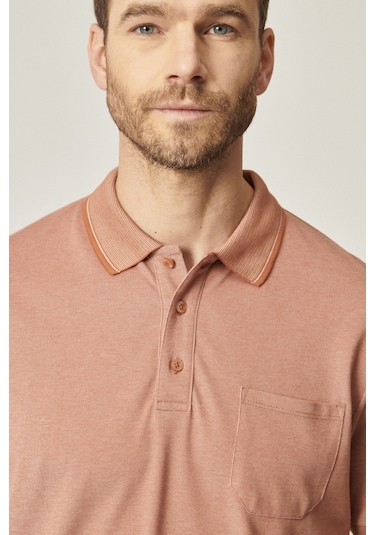 Ac&Co / Altınyıldız Classics Erkek Kıremıt-Bej Polo Yaka Cepli Regular Fit Bol Kesim Düz Tişört 4A4820200004Kte3XL Kiremit - Bej Ac&Co / Altınyıldız Classics Erkek Kıremıt-Bej Polo Yaka Cepli Regular Fit Bol Kesim Düz Tişört 4A4820200004Kte3XL Kiremit - Bej