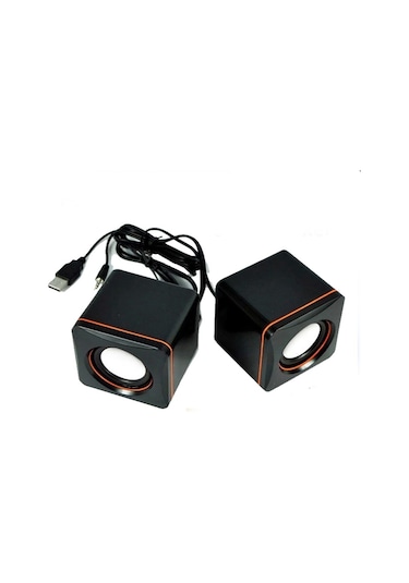 Usb 2.0  Hoparlör 1+1 Ses Bombası Usb  Stereo Speaker