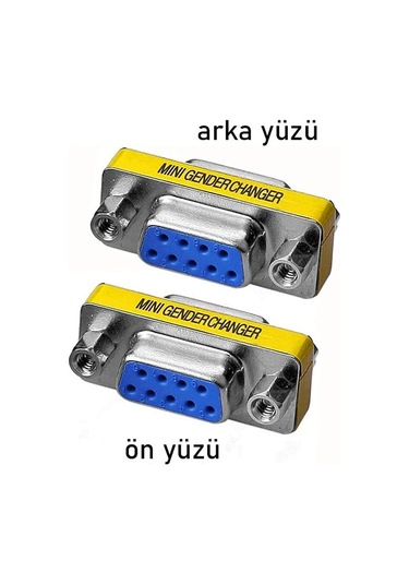 Rs232 Dişi Dişi Çevirici Db9 Rs232 Dişi -dişi Com Çevirici Dönüştürücü