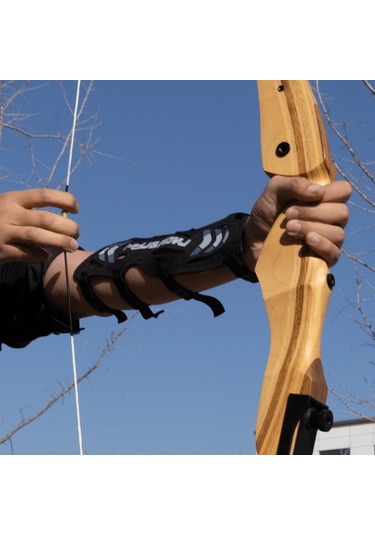 Elmpaly Sharrow Okçuluk Kolçak Siyah Kısa Titreşim Önleyici Geri Tepme Azaltma Hassasiyet