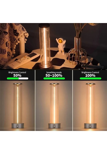 Forlife Dokunmatik Şarjlı Dekoratif Magnetik Led Masa Lambası Gün Işığı