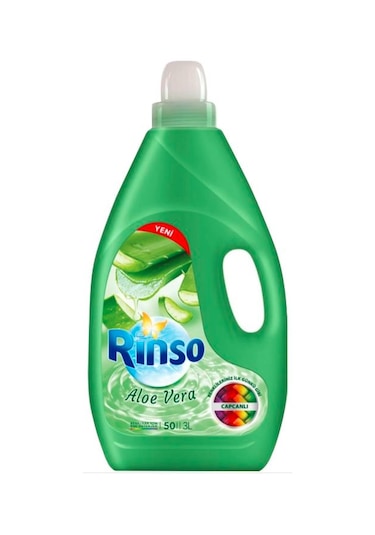 Rinso Aloe Vera Renkliler Sıvı Çamaşır Deterjanı 50 Yıkama 3 L