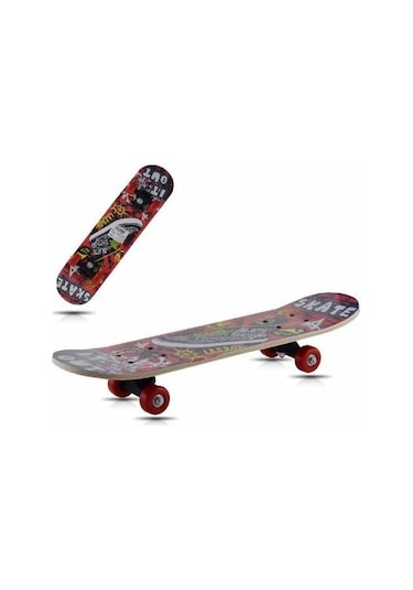 Iç Bükey Kaykay Kay Kay + Korumalık Erkek Kız Kaykay Orta Boy Çok Renkli