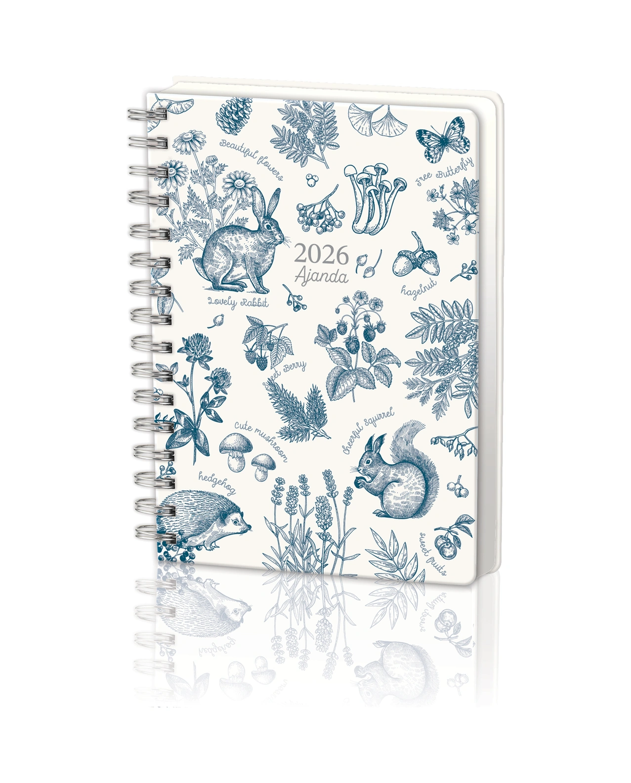 Spiralli Sert Kapak 2026 Haftalık Motivasyon Ajandası A5 2553