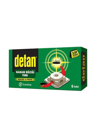 Detan Hamam Böceği Yemi 6'lı