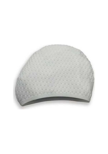 Dm Parçacıklı Kalınlaştırıcı Yüksek Esneklikli Kaymaz Silikon Yüzme Bonesi Beyaz Beyaz