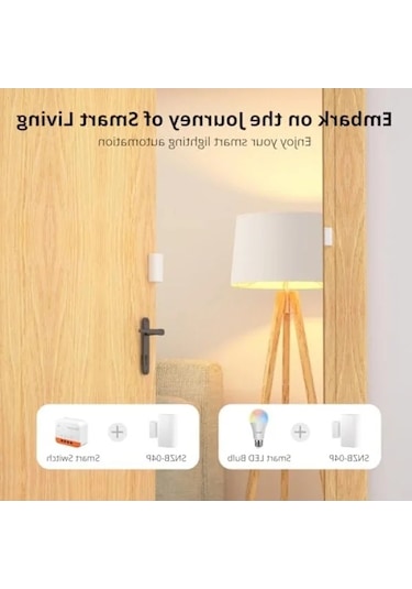 Zigbee Kapı Pencere Sensörü, 5 Yıl Pil Ömrü