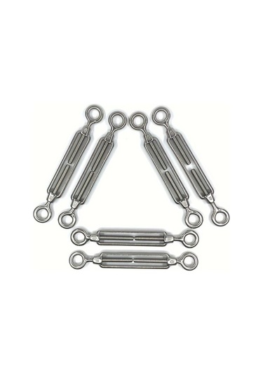 Willowhaven 6 Adet M6 304 Paslanmaz Çelik Gergi Burgusu, Gözlü Gergi Vidaları Diğer