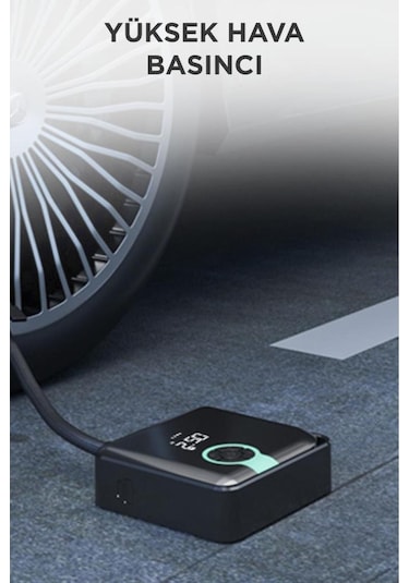 Torima Zc-001 2 Si 1 Arada Powerbank Ve Akıllı Hava Kompresörü