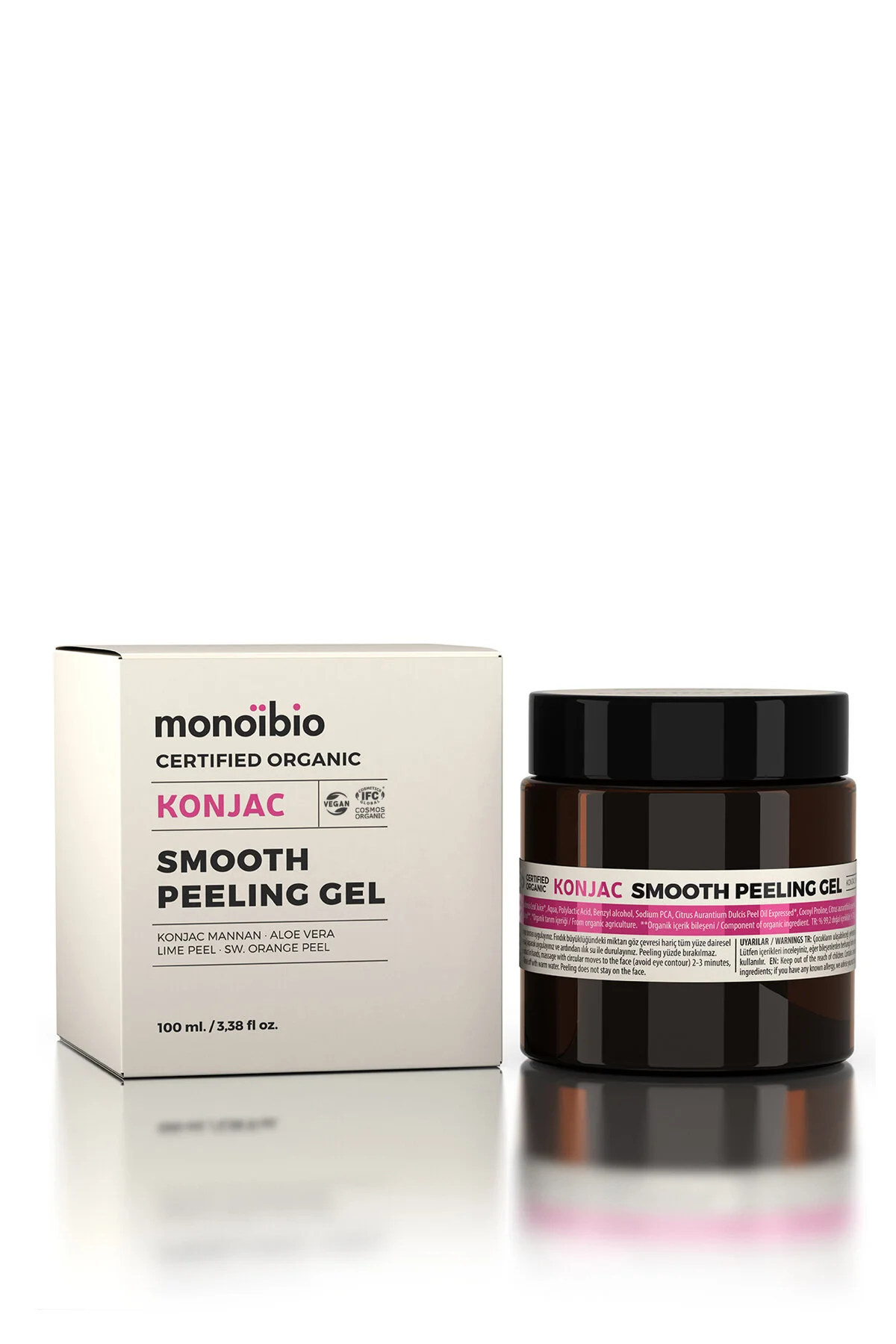 Monoibio Konjac Organik Arındırıcı Aydınlatıcı Peeling - Akne Karşıtı Nemlendirici Peeling 100 Ml