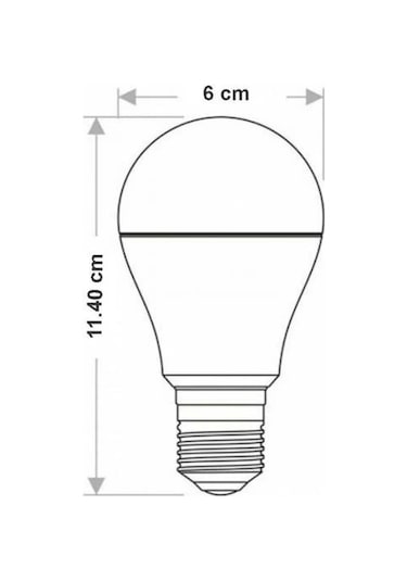 Ack E-27 9w Led Ampul 4000k Günışığı