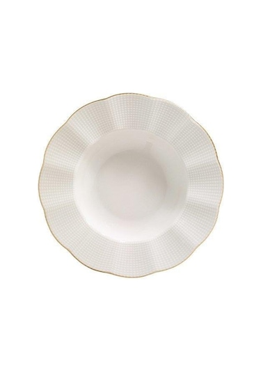 Kütahya Porselen 24 Parça Milena Krem Fileli Yemek Takımı