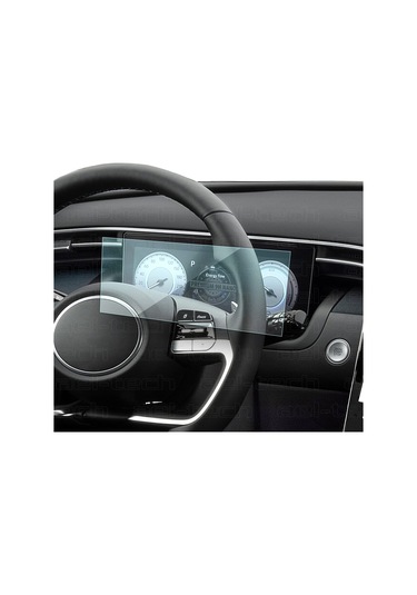 Hyundai Tucson 2021-2023 Uyumlu 10.25 İnç Dijital Gösterge 9h Nano Ekran Koruyucu