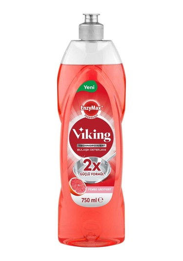 Viking Technopower Bulaşık Deterjanı Pembe Greyfurt 750 ML