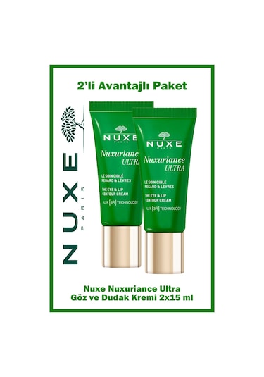 Nuxe Nuxuriance Ultra Göz Ve Dudak Kremi 15 Ml 2 Adet