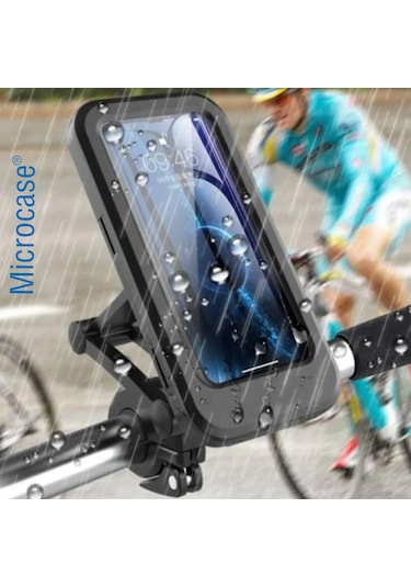 M3 Motosiklet Bisiklet Su Geçirmez Gidon Telefon Tutucu-al4183