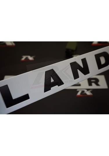 Land Rover Kaput Ve Bagaj Yazı Mat Siyah