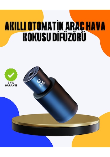 Bardaklık Uyumlu Şarjlı Oto Koku Aparatı Esans Dahil - Lisinya