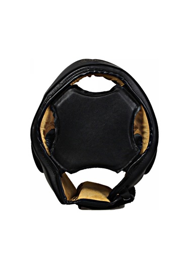 Dosmai Deri Yüz Korumalı Kick Boks Muay Thai Maç Kaskı Siya Ko371 Siyah