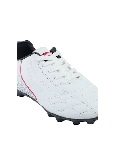 Slazenger HINO KR Erkek Halı Saha Beyaz / Siyah Futbol Ayakkabısı