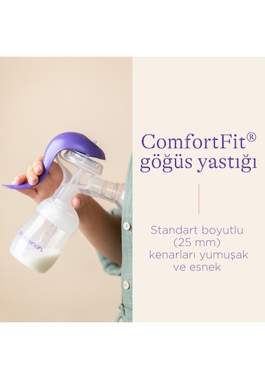 Lansinoh Breast Pump Manuel Tekli Göğüs Pompası Mor