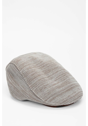 Tamer Tanca Erkek Deri & Tekstil Kahverengi Şapka 524 1080 London Spk Sk23/24 Kahve Kahverengi