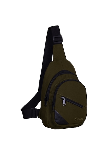 Strong Kanvas Çapraz Askılı Göğüs Ve Sırt Çantası, Body Bag Çanta (413681557)