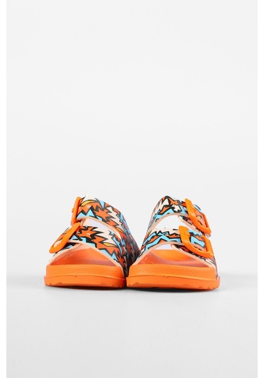 Vicco Gibli Iı Baskılı Erkek Bebek Orange Terlik Turuncu