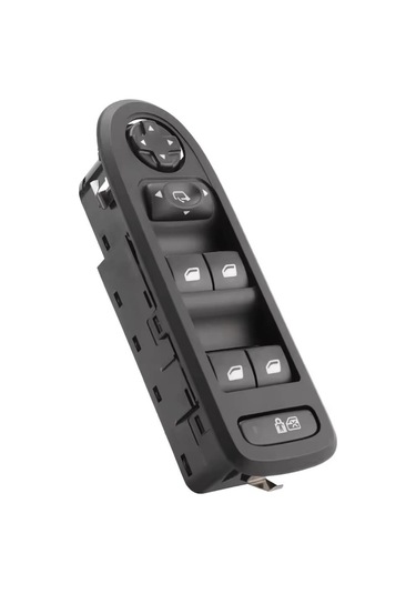 Peugeot 508 Sol Ön Cam Açma Düğmesi Anahtarı 2009-2017 Siyah