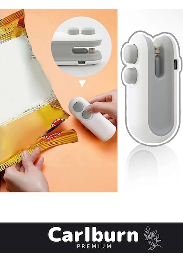 Özel Üretim Isınmaya Gerek Duymayan Kapama Kesme İşlevli 400mah Şarj Edilebilir Mini Poşet Kapatıcı