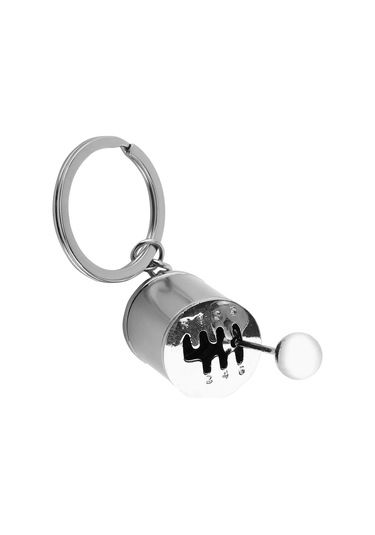 Fosenze Mavi Metal 6 Vitesli Manuel Şanzıman Anahtarlık - Gerçek Vites Değiştirme Özelliği, Araba Severlere Kozmetik Hediyelik Alet