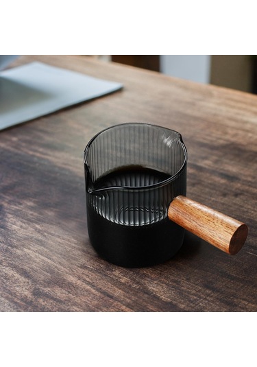 Homyl Çayevi Cafe Için Cam Ölçüm Kabı Isıya Dayanıklı Stil F 100ml