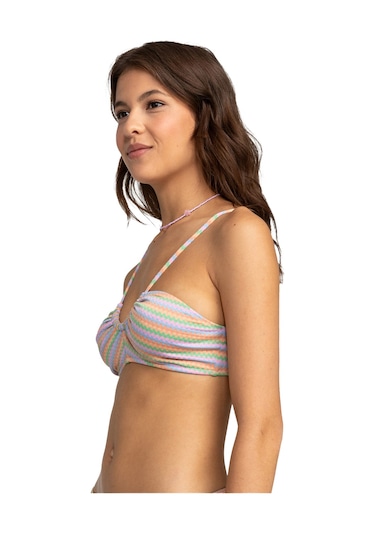 Roxy Wavy Strıpe Fashıon Bralette Xnbm Çok Renkli
