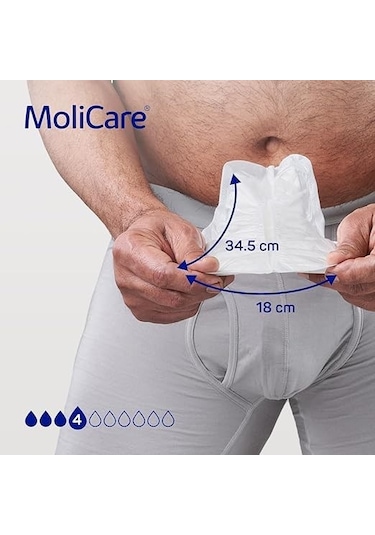 Molicare Men Pad 4 Damla Erkek Mesane Pedi 14 Lü Standart