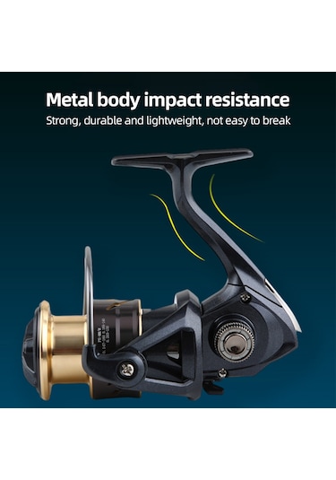 Skycity Ks Metal Gövde Uzun Atış Makinası 1000 Modelli Spinning Olta Makinesi 4+1 Bb 5.2:1 Dişli Oranı