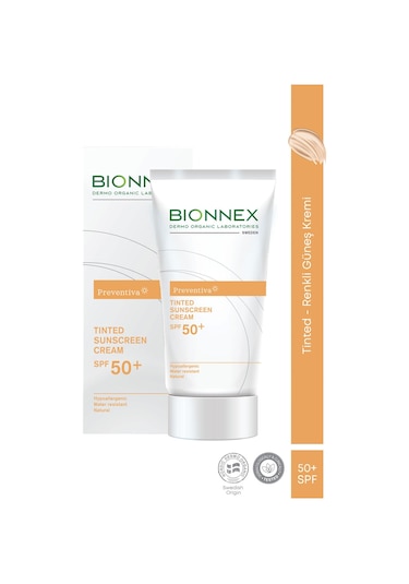 Bionnex Preventiva SPF 50+ Renkli Güneş Kremi 50 ML