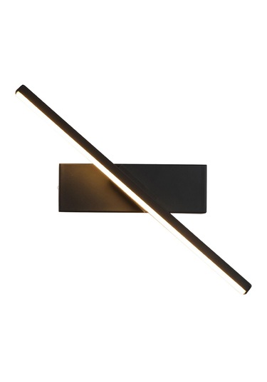 Suntek Modern Dönen Duvar Lambası Ev Yatak Odası Merdiven Koridor Siyah Sıcak Işık Siyah