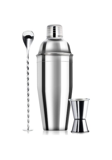 3 Parça Kokteyl Seti 750ml Avantajlı Shaker Paketi