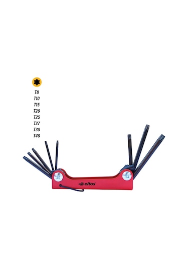 Eltos Cat008 Çakı Alyan Seti Torx 8 Parça