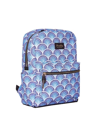 Bloominbag Calm Waves 13-14 İnç Laptop / Macbook Sırt Çantası Mavi - Beyaz