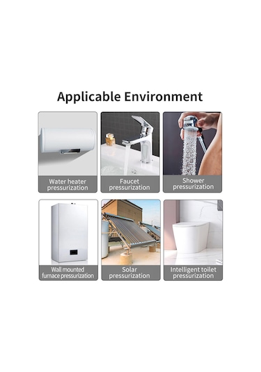 Suntek Su Basınç Arttırıcı Pompa Sessiz 35l/dak 24v Beyaz