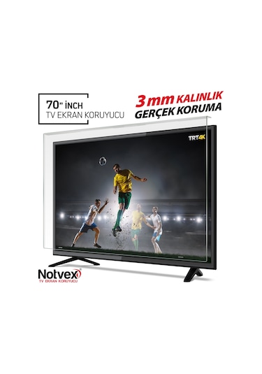 Notvex 70 İnç 178 Ekran Tv Ekran Koruyucu / 3 MM Kalınlık