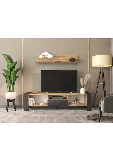 Merkür Tv Ünitesi Açık Ceviz