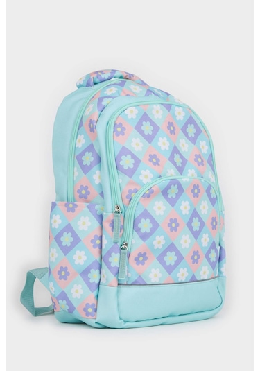 Defacto Kız Çocuk Baskılı Sırt Çantası F0571a8nskr1 Çok Renkli